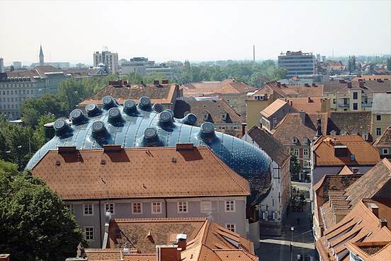 未來主義風格的建筑—格拉茨美術館(Kunsthaus Graz)裝修設計