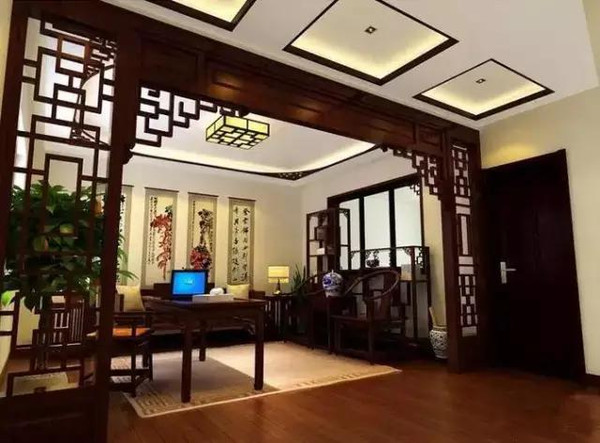 如何打造一個(gè)古色古香的中式古典書房